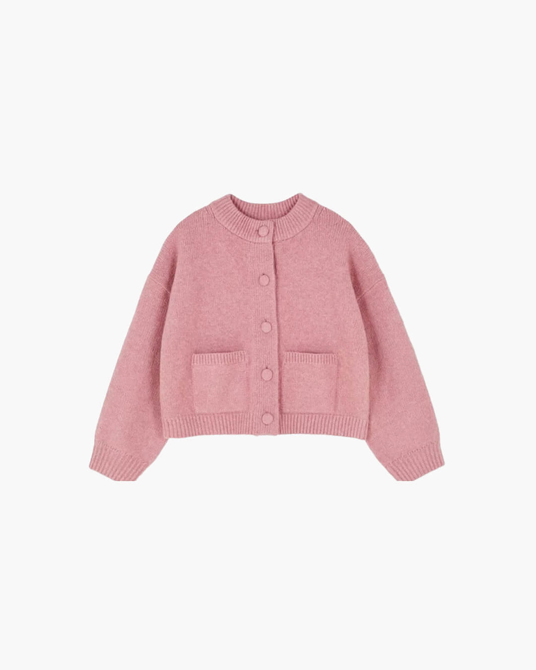 Damenpullover – Locker geschnittener Herbstpullover mit Taschen, Rundhalsausschnitt, Langarm
