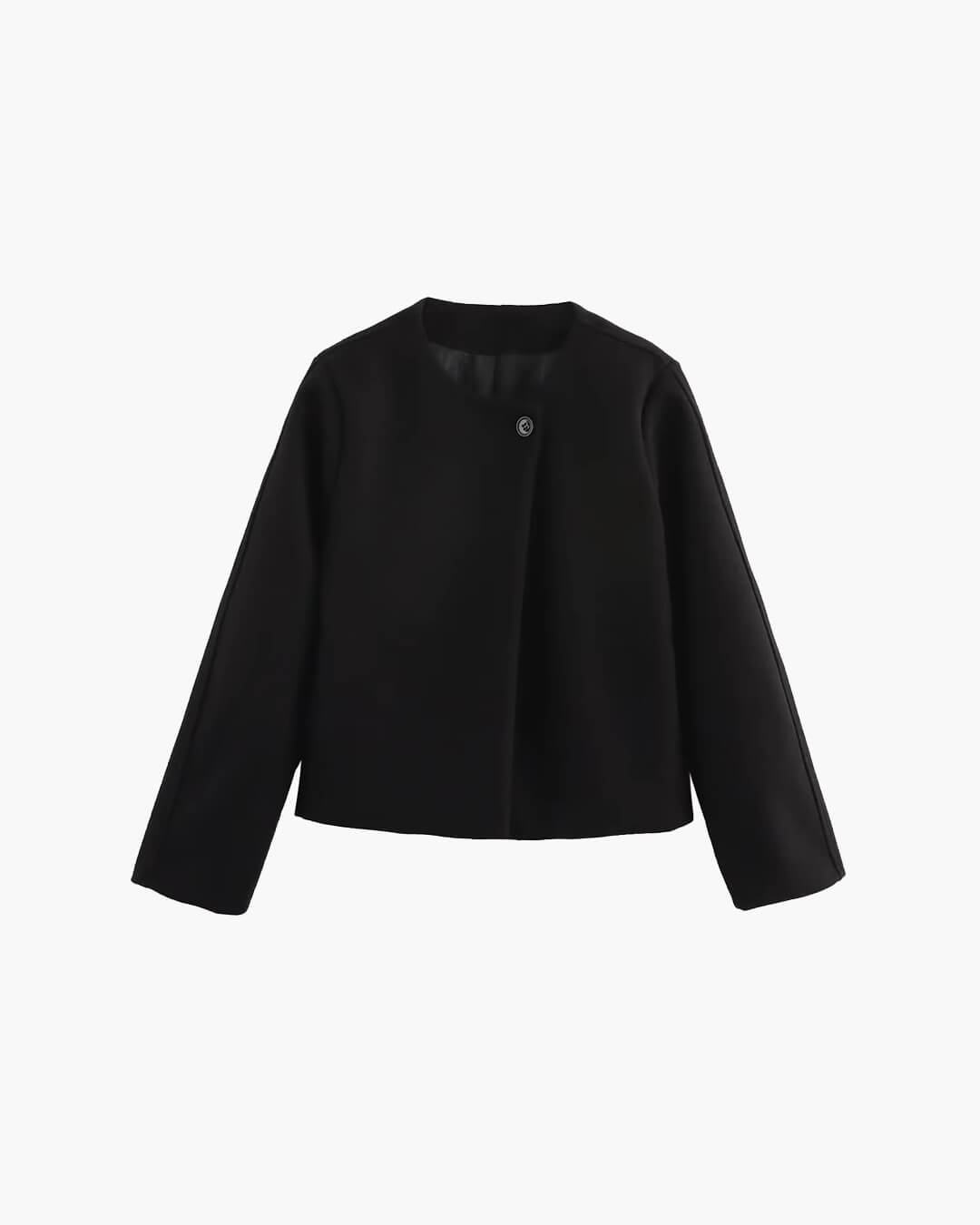 SEAME - Carolina One Button Coat Black S