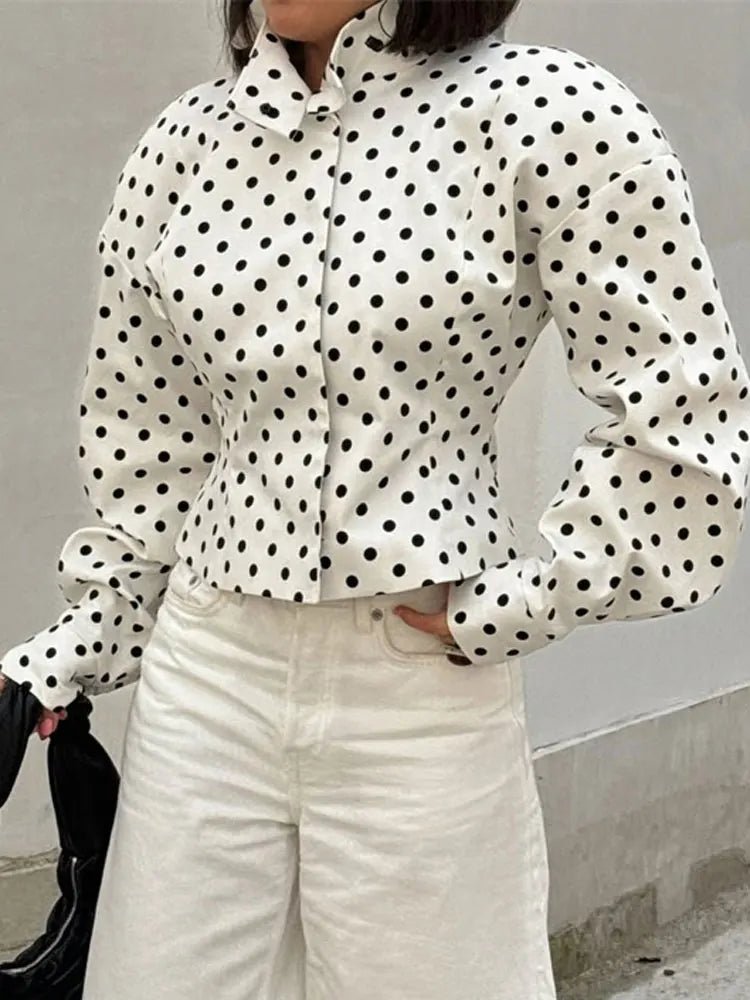 SEAME - Emily Polkadot Set - Stylish Shirt & Shorts Polkadot S