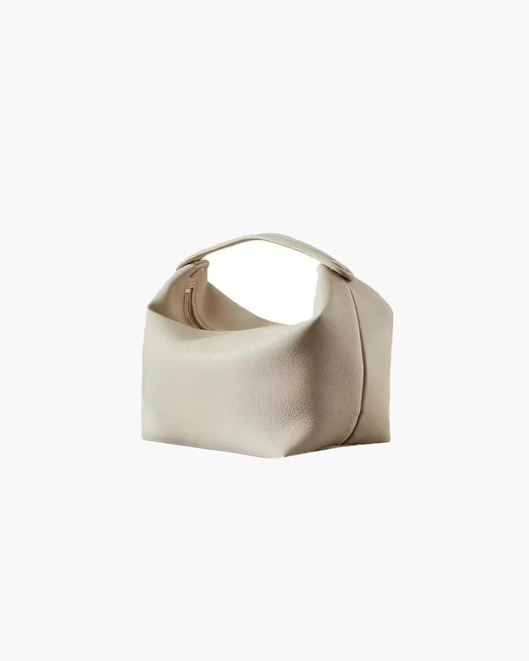 SEAME - Penelope Women's Handbag - Genuine Leather with Unique Niche Design White