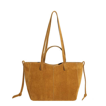 Adriana Tote Bag in Wildlederoptik