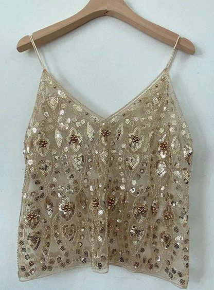 Diane verzierte Top