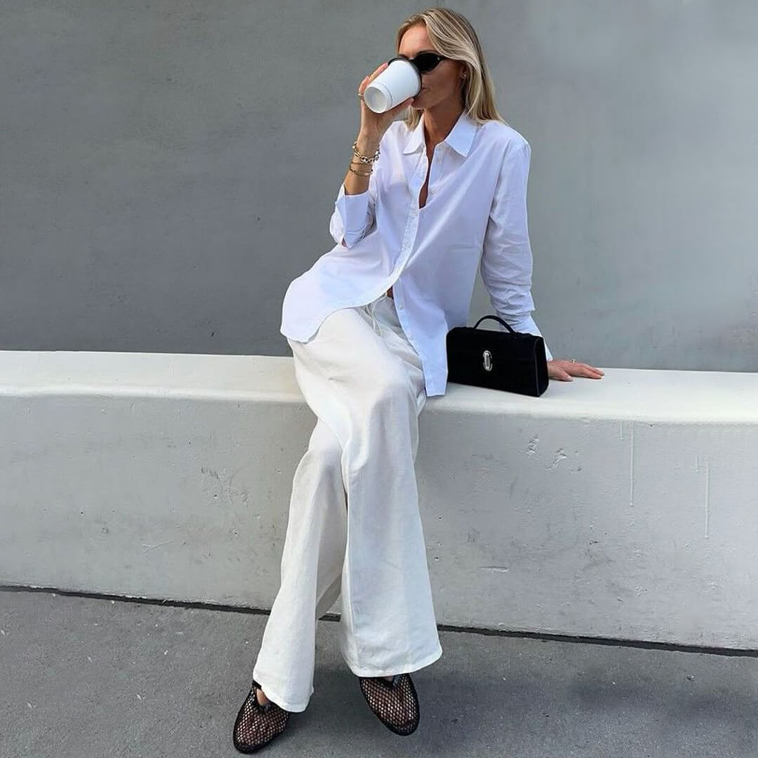 Margaux Mesh Ballerinas