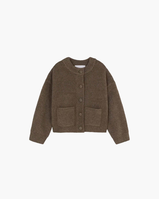 Damenpullover – Locker geschnittener Herbstpullover mit Taschen, Rundhalsausschnitt, Langarm