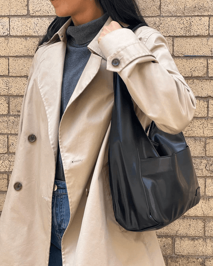 SEAME - Anja Vegan Leather Tote Bag Red Regular