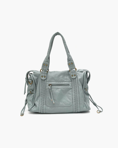 SEAME - Arabell Black Shoulder Bag for Women in High - Quality Vegan Leather, Stylish & Versatile Blue