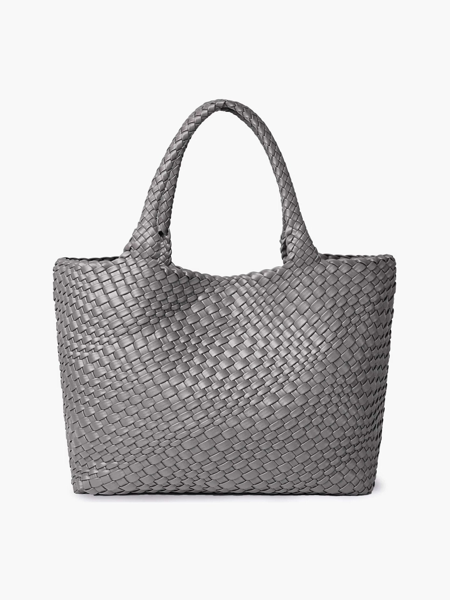 Seame - Cara Woven Shopper Bag XL Gray XL