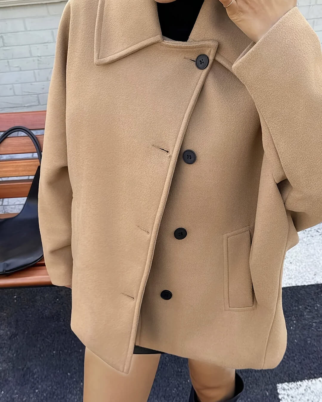 Cece Trenchcoat mit Kragen