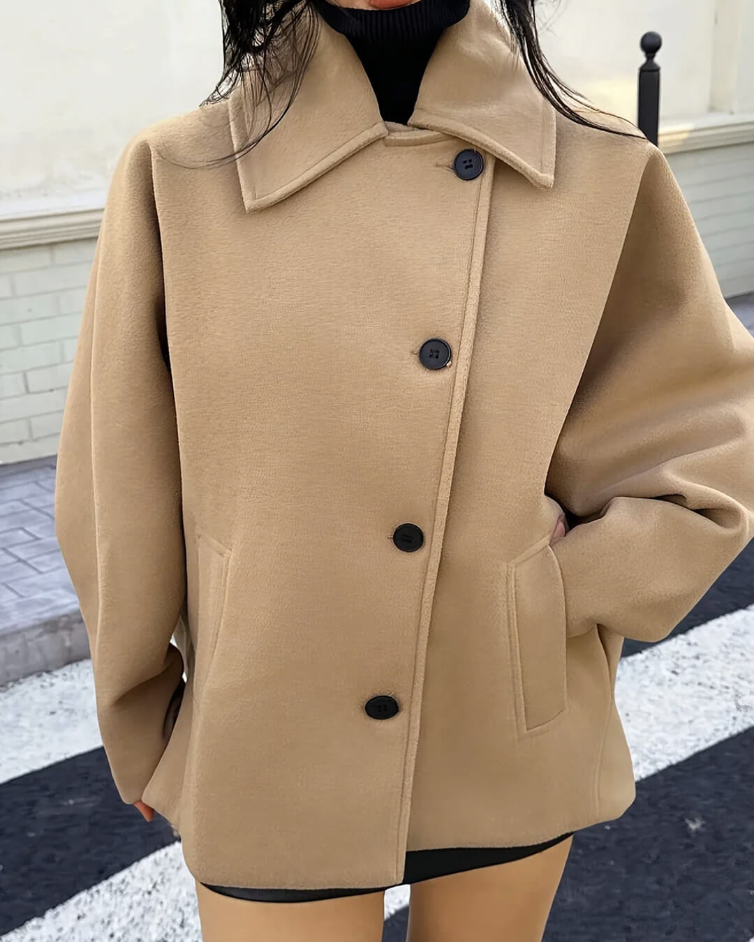 Cece Trenchcoat mit Kragen