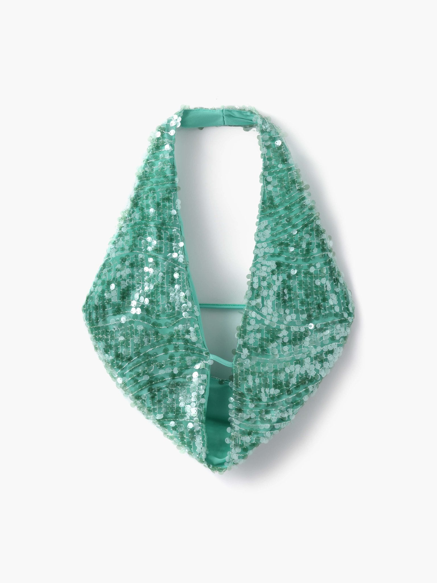 Seame - Chloe sequin Top Green S
