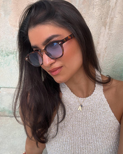 SEAME - Clint Sunglasses Black Blue Regular