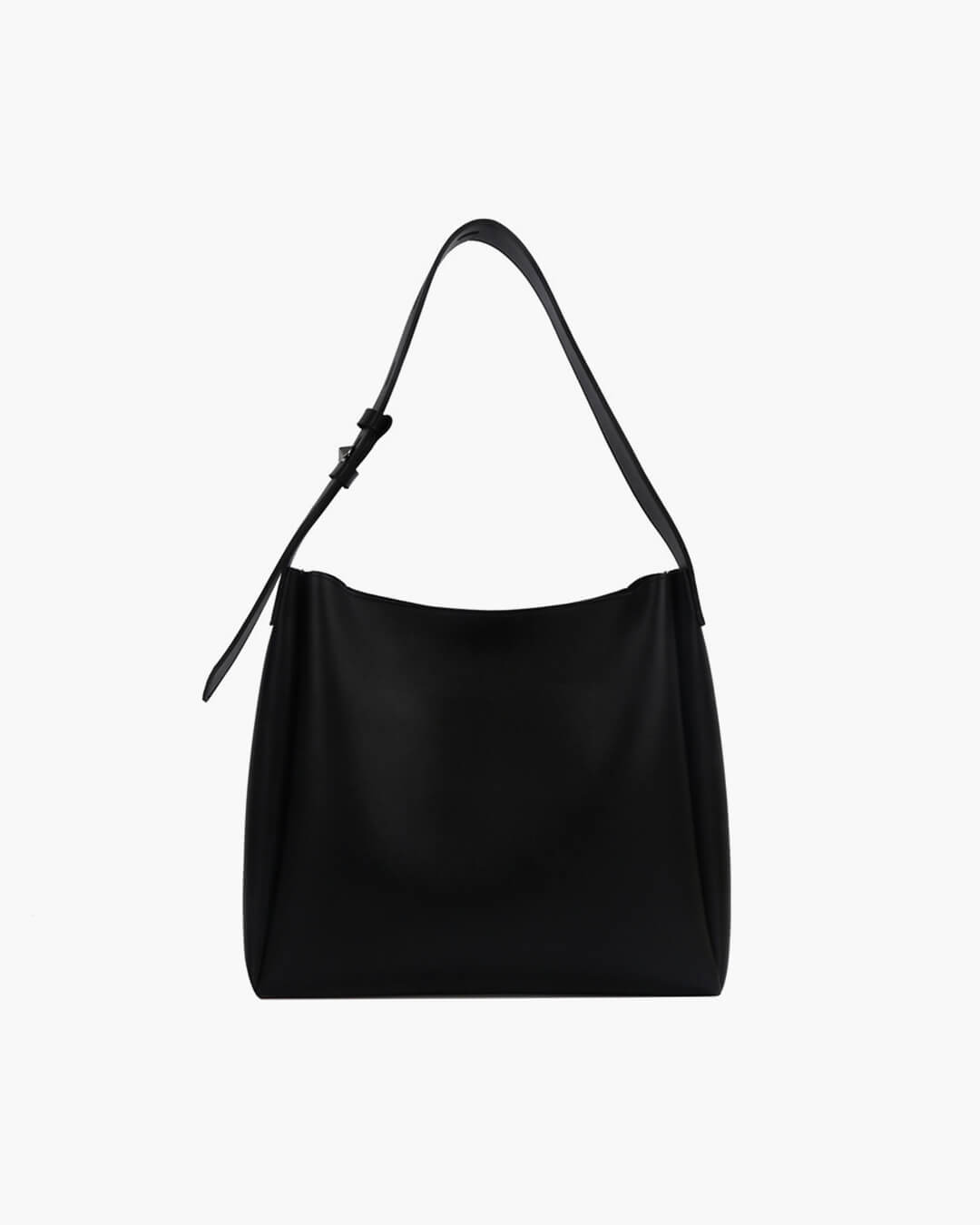 SEAME - Cynthia Vegan Leather Shopper Bag Black Regular