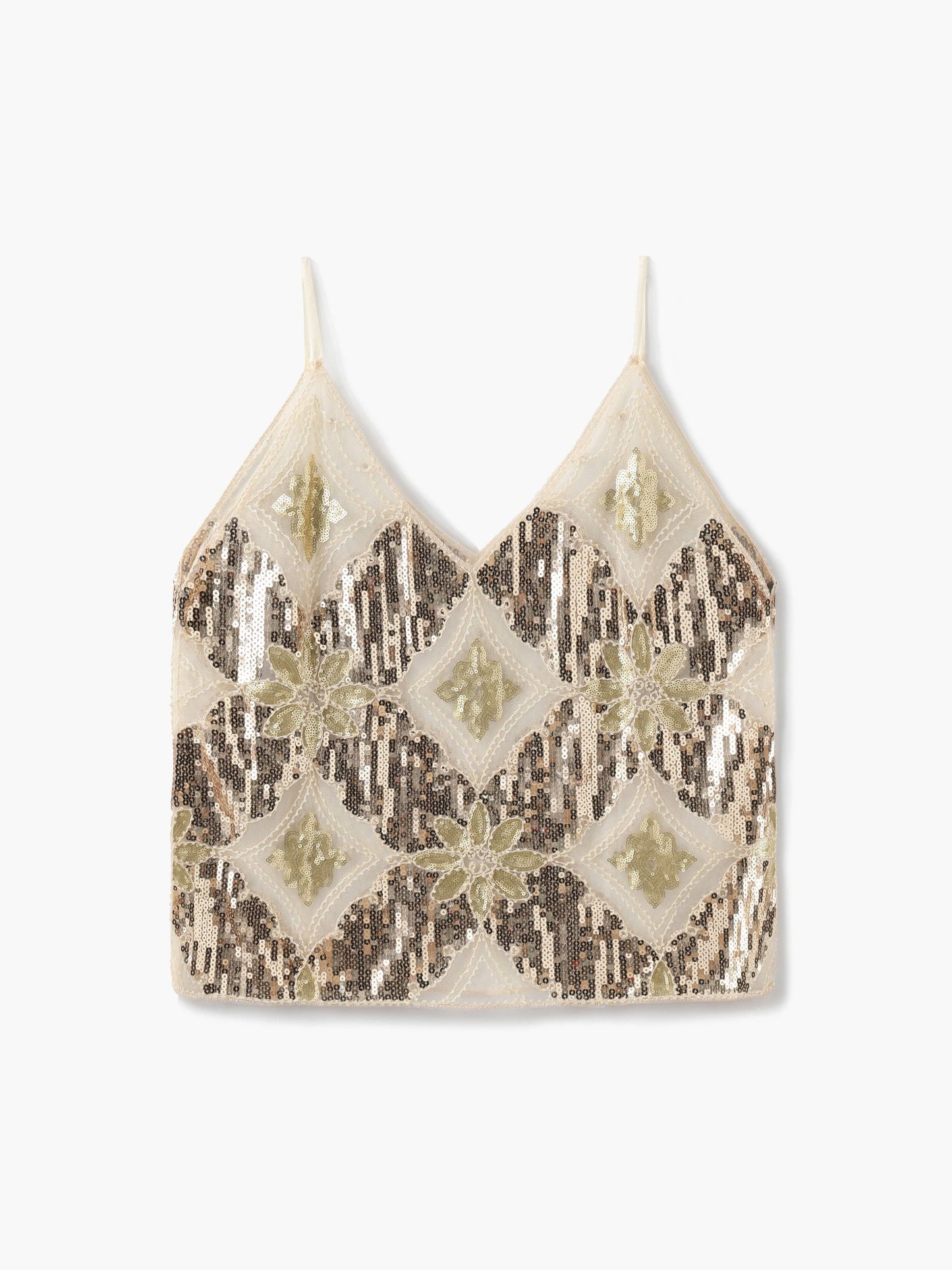 Seame - Diane Embellished Top Gold S