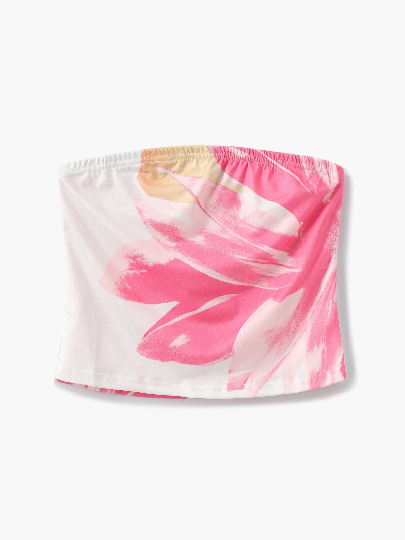 Seame - Ella bandeau flower Top White S
