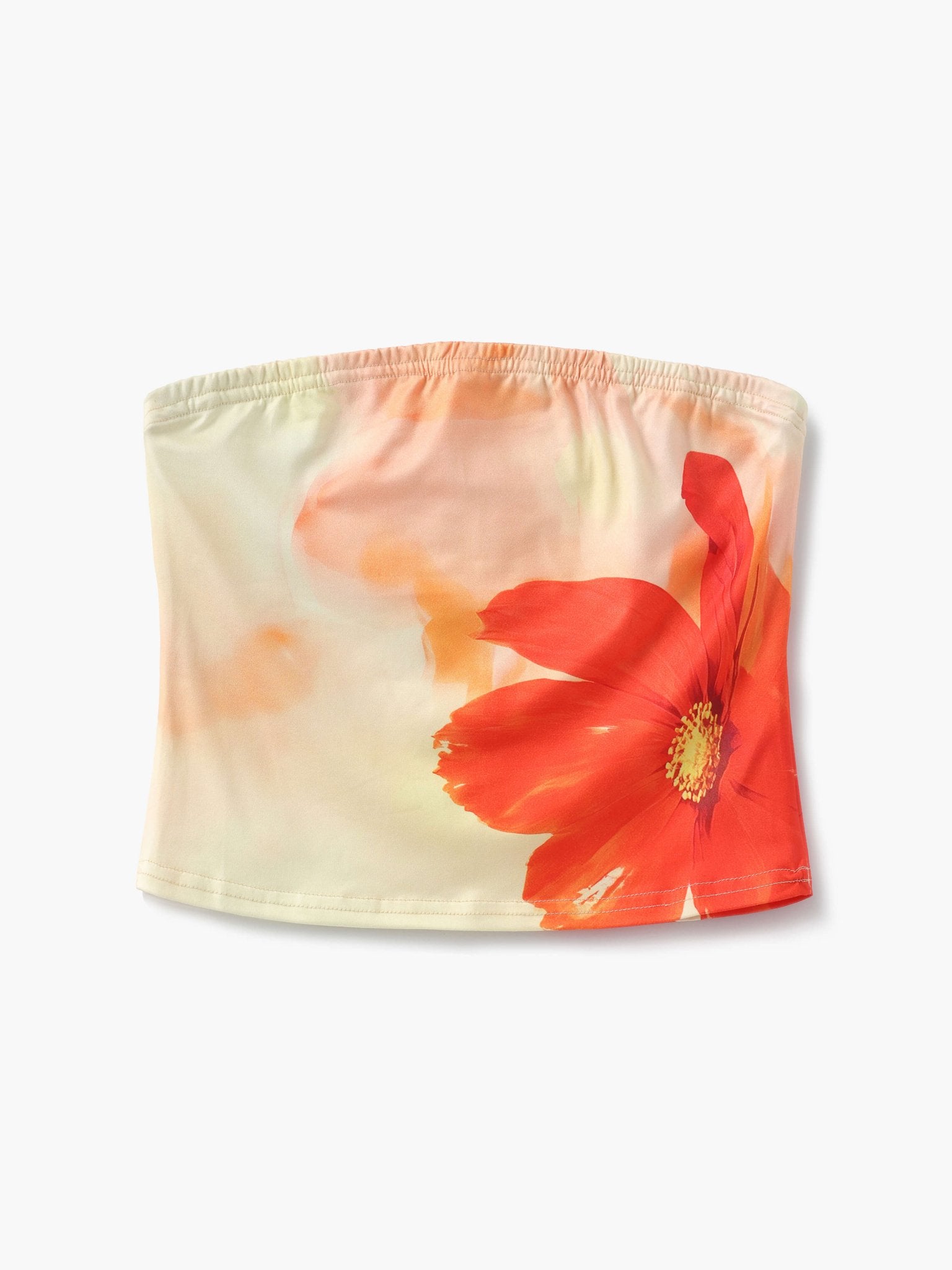 Seame - Ella bandeau flower Top Yellow S