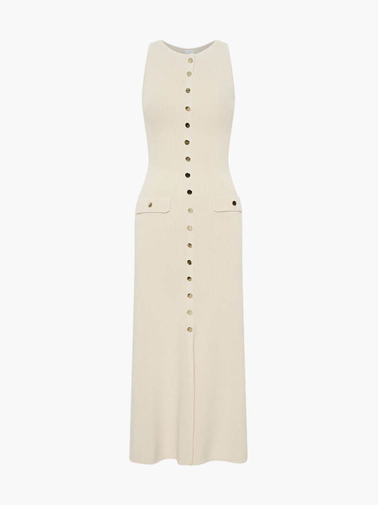 Seame - Georgia Maxi Dress Beige S