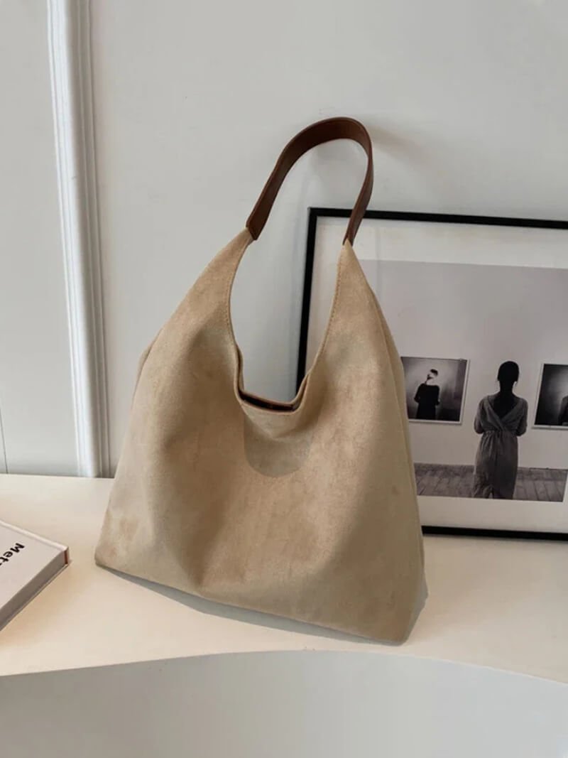 Seame - Jenna suede bag Light Brown