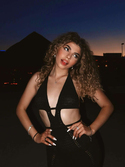 Seame - Olea Maxi Dress Black S