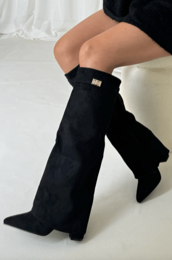SEAME - Rachelle Suede Boots Black 39