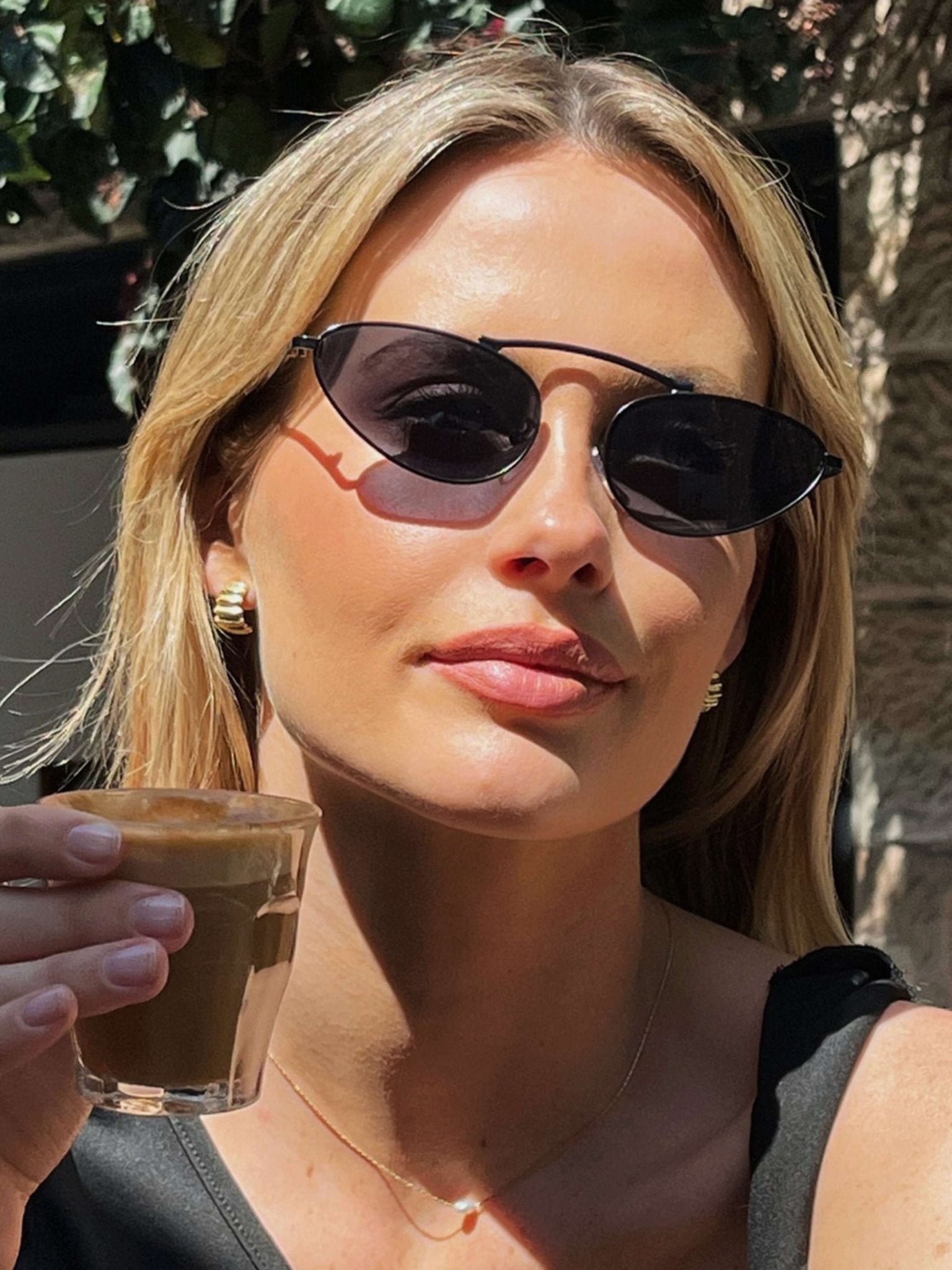 Seame - Raede Sunglasses Gold - Green Regular