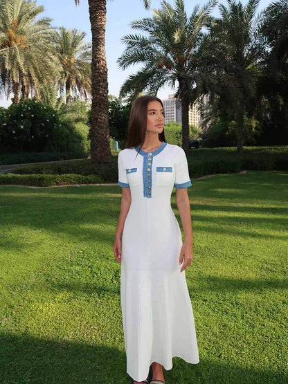 Seame - Sandra maxi dress S